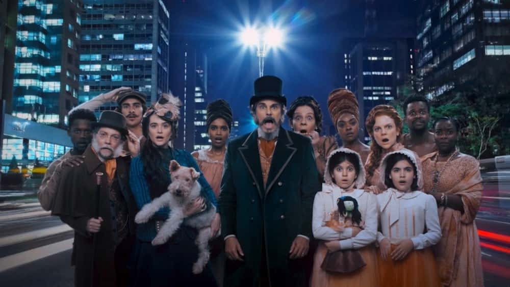 Elenco da novela O Tempo Não Para (Foto: Divulgação/Globo)