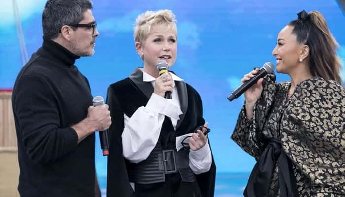 Xuxa Meneghel durante participação no Programa da Sabrina (Foto: Edu Moraes/Record)
