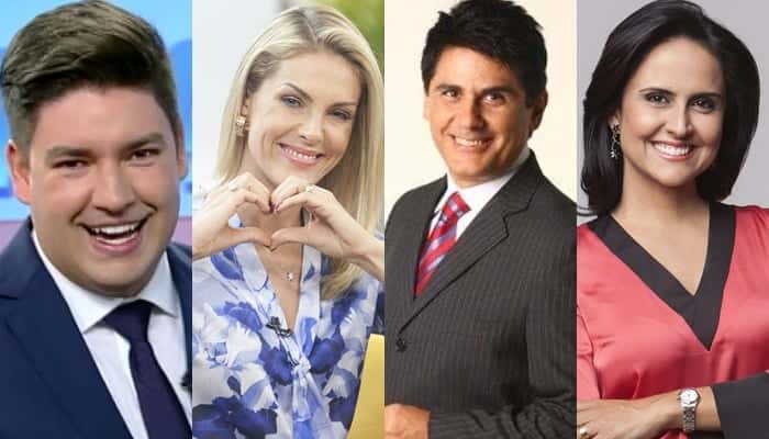 Apresentadores que comandam as manhãs da emissora. (Foto: Reprodução)