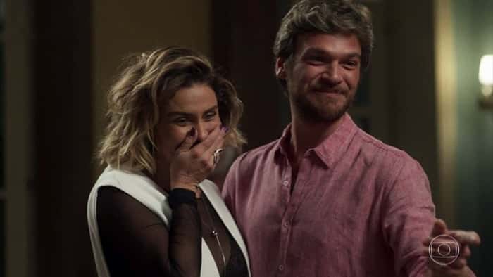 Luzia (Giovanna Antonelli) e Beto (Emilio Dantas) em cena de Segundo Sol (Foto: Reprodução/Globo)