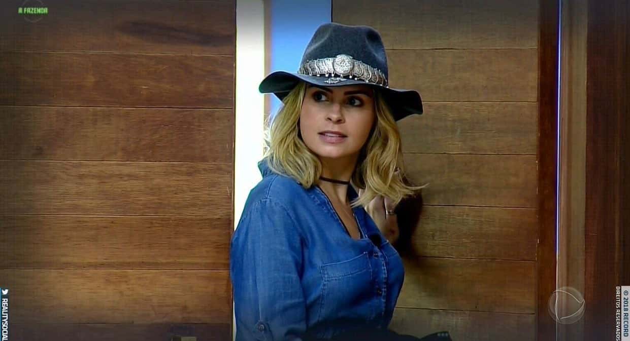 Ana Paula Renault em A Fazenda 10, na Record (Foto: Divulgação)