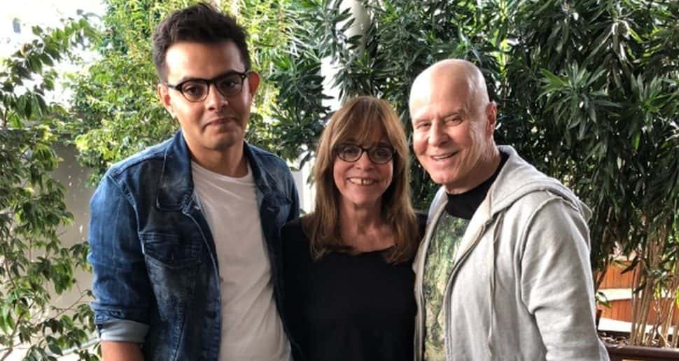 Eduardo Hanzo, Gloria Perez e Miguel Falabella. (Foto: Reprodução/Twitter/Eduardo Hanzo)