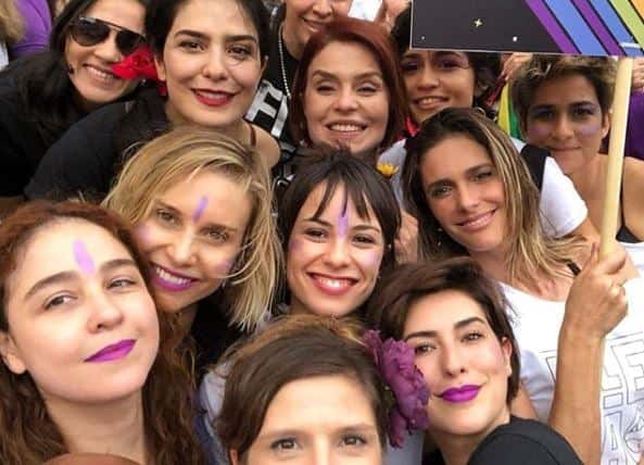 Famosas em ato contra Bolsonaro (Foto: Reprodução/Instagram)