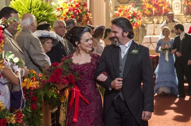 Julieta (Gabriela Duarte) e Aurélio (Marcelo Faria) em cena de Orgulho e Paixão (Foto: Globo/Estevam Avellar)