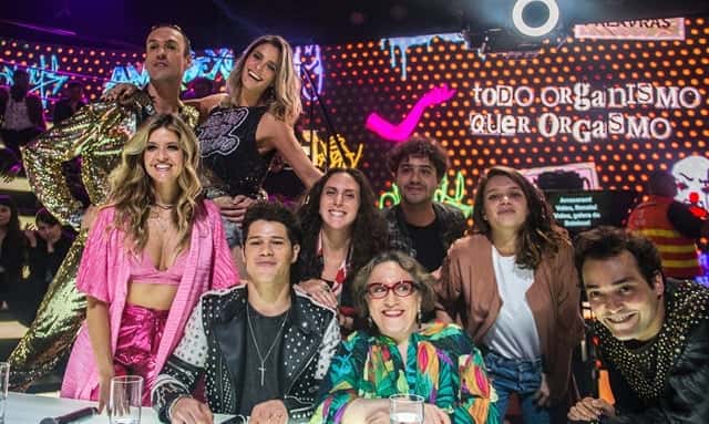 Fernanda Lima e o elenco do Amor e Sexo na Globo (Foto: Globo/Raquel Cunha)