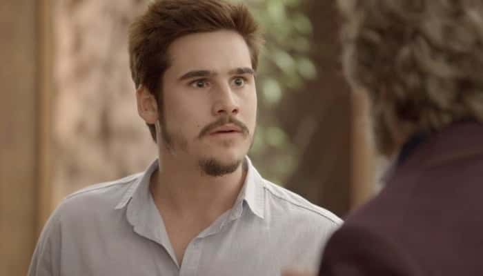 Samuca (Nicolas Prattes) em cena de O Tempo Não Para (Foto: Divulgação/Globo)