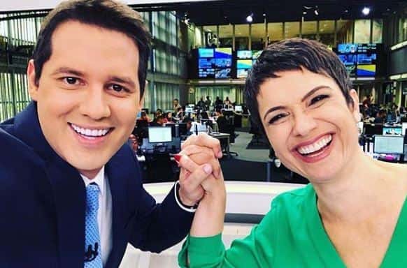 Dony De Nuccio e Sandra Annenberg. (Foto: Reprodução/Instagram)