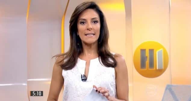 Monalisa Perrone no comando do Hora Um (Foto: Reprodução/Globo)