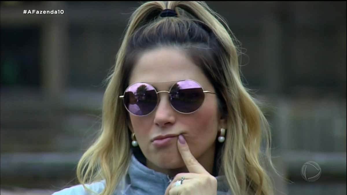 Nadja Pessoa em A Fazenda (Foto: Reprodução)