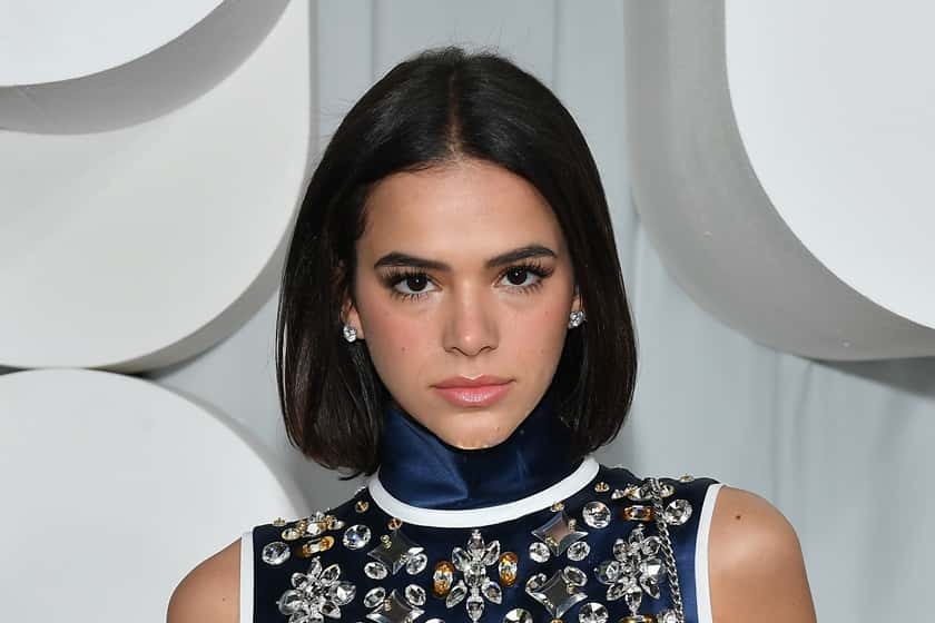 PARIS, FRANCE - OCTOBER 02: Bruna Marquezine attends the Miu Miu show as part of the Paris Fashion Week Womenswear Spring/Summer 2019 on October 2, 2018 in Paris, France. (Photo by Dominique Charriau/Getty Images for miu miu)