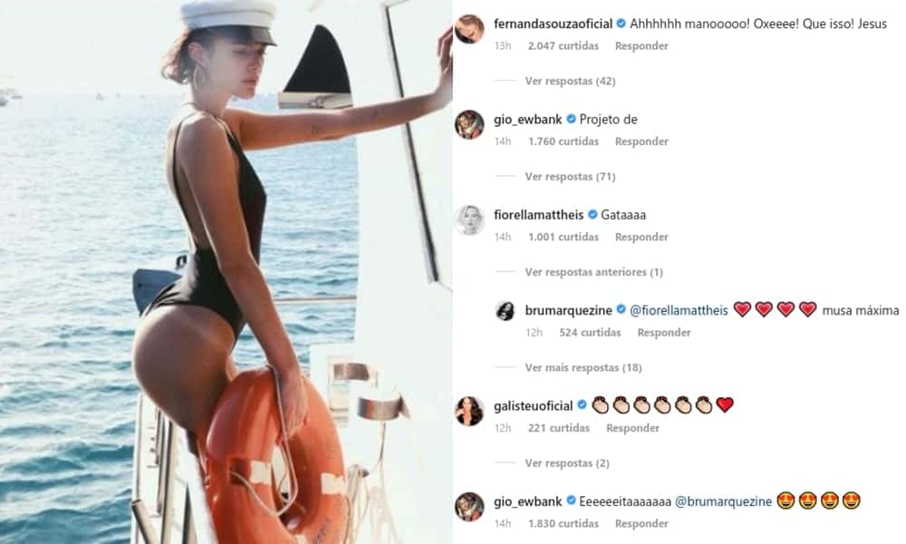 Bruna Marquezine publica foto sexy no Instagram e não tem curtida de Neymar Jr. (Foto: Reprodução)