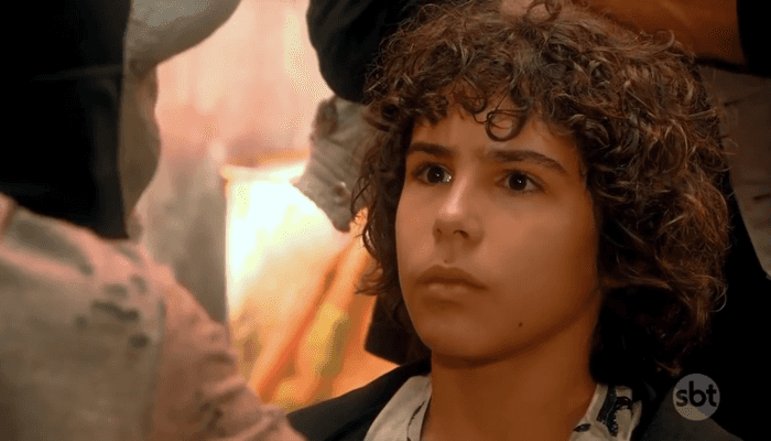 Igor Jansen (João) em cena de As Aventuras de Poliana (Foto: Reprodução/SBT)