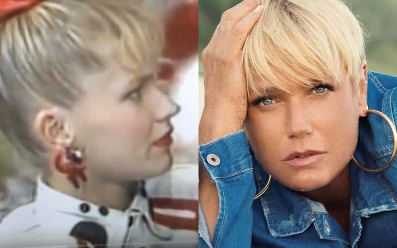 Xuxa antes e hoje (Foto: Reprodução)