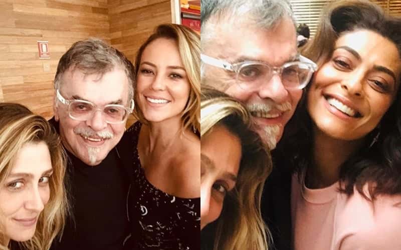 Juliana Paes e Paolla na Globo (Foto: Reprodução)