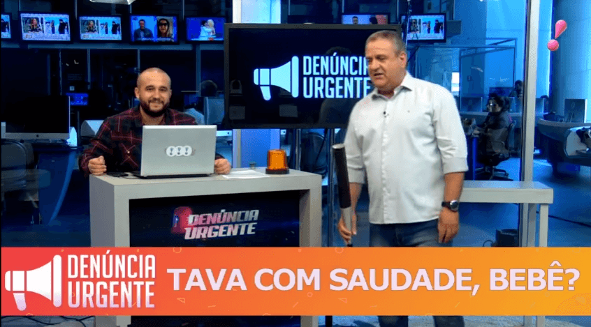 Edie Polo comanda o Denúncia Urgente no canal da RedeTV no Yotuube. (Foto: Reprodução)