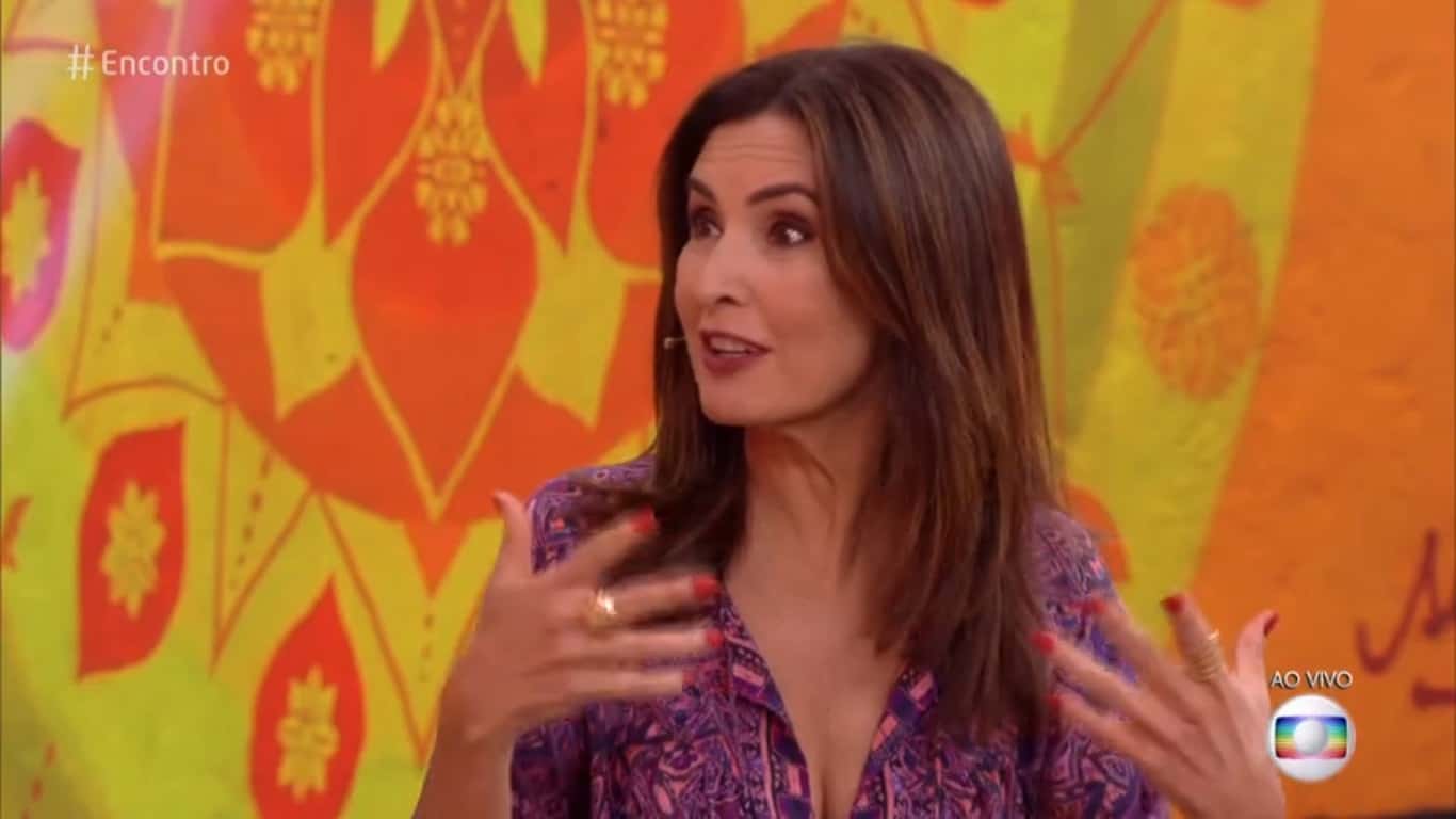 A apresentadora levou tudo na brincadeira (Foto: Reprodução/Globo)