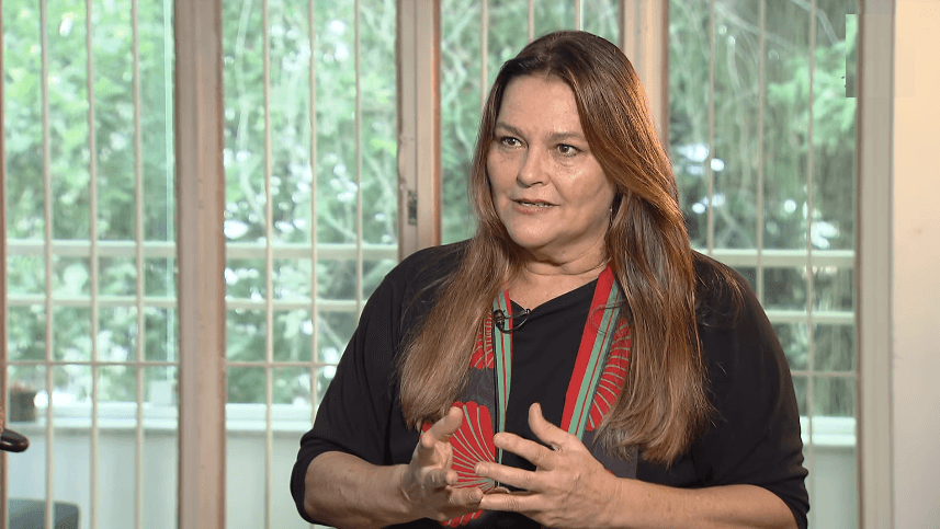 A jornalista e apresentadora Paula Saldanha que brilhou no Jornal Hoje (Foto: Reprodução)