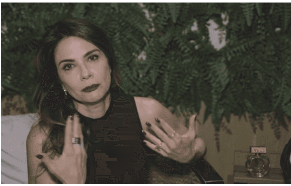 Luciana em entrevista. Foto - print/YouTube.