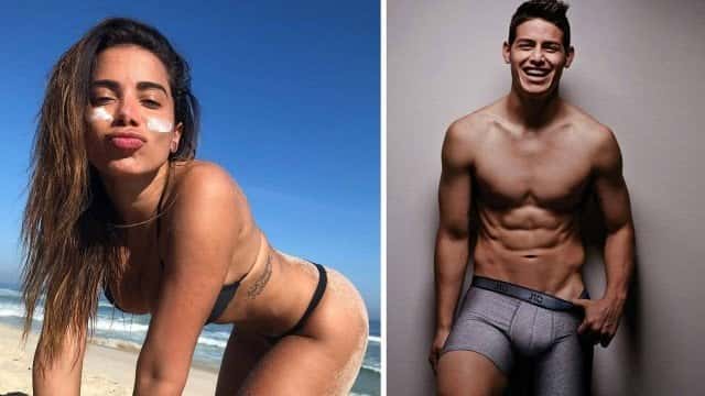 Anitta está flertando com James Rodríguez (Foto: Reprodução)