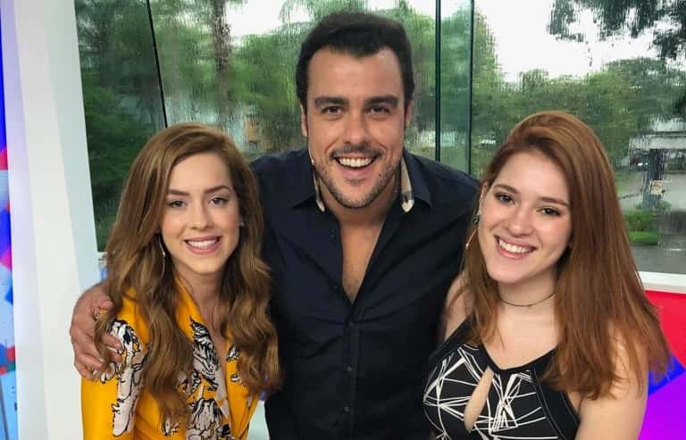 Joaquim Lopes retornou ao Vídeo Show (Foto: Reprodução)