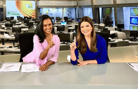 Salcy Lima e Thatiana Brasil no Fala Brasil Especial de sábado. (Foto: Reprodução)