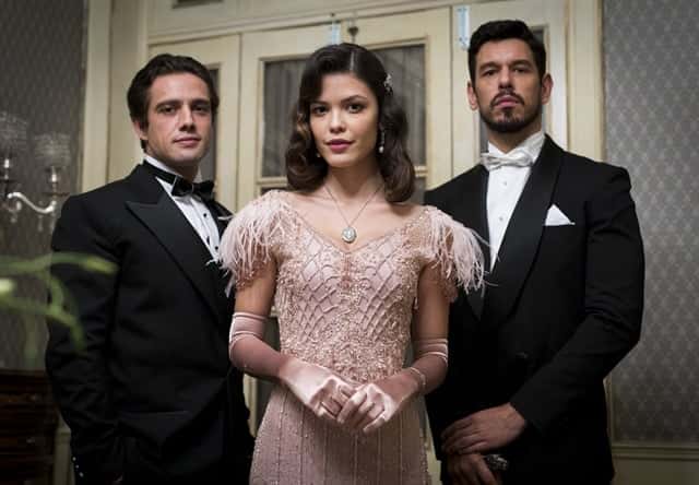Rafael Cardoso (Danilo), Vitória Strada (Cris/Julia) e João Vicente de Castro (Alain/Gustavo), protagonistas de Espelho da Vida (Foto: Globo/Victor Pollak)