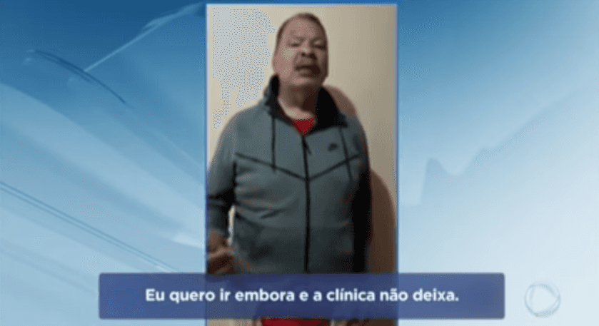 Maguila está internado e quer deixar a clínica. (Foto: Reprodução)