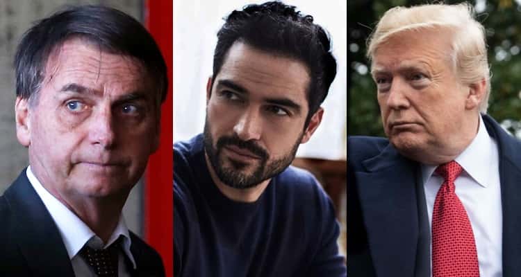 Poncho Herrera critica Jair Bolsonaro e Trump (Foto: Montagem/TV Foco)