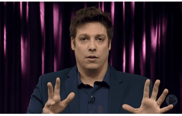 Fábio Porchat no comando de seu programa na Record (Foto: Reprodução/Record)