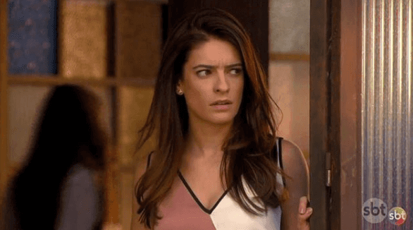 A atriz Lisandra Cortez em cena na novela As Aventuras de Poliana. (Foto: Reprodução)