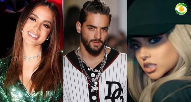 Nova parceira de Maluma e Anitta (Foto: Montagem/TV Foco)