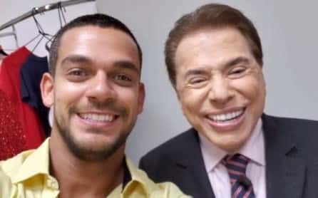 Caique e Silvio Santos