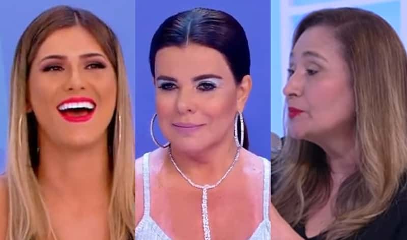 Lívia Andrade, Mara Maravilha e Sonia Abrão (Foto: Reprodução)