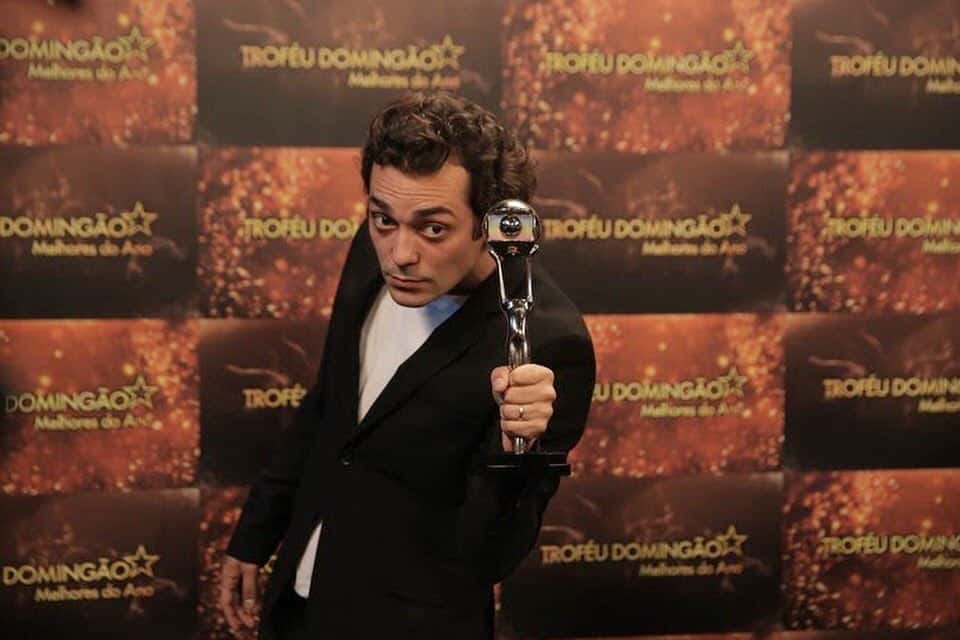 Edu revelou seu grande sonho no palco da atração. (Foto: Divulgação)