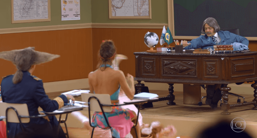 Escolinha iniciou exibição de nova temporada na Globo. (Foto: Reprodução)