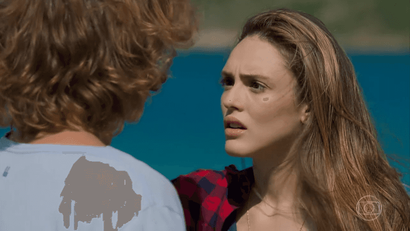 Manu (Isabelle Drummond) em Verão 90 (Foto: Reprodução/Globo)