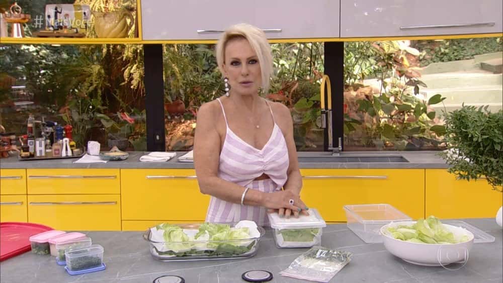 Ana Maria Braga apresentando o Mais Você (Foto: Reprodução/Globo)
