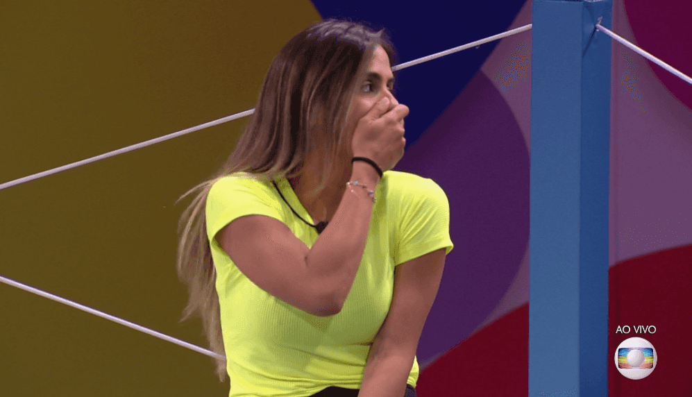 Carolina vence a prova do Líder (Foto: Reprodução)
