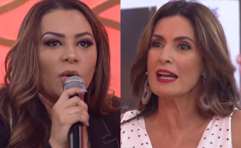 Márcia Fellipe e Fátima Bernardes (Foto: Reprodução)