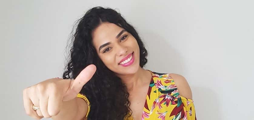 Elana está no BBB19 (Foto: Wallace Santos/Gshow)