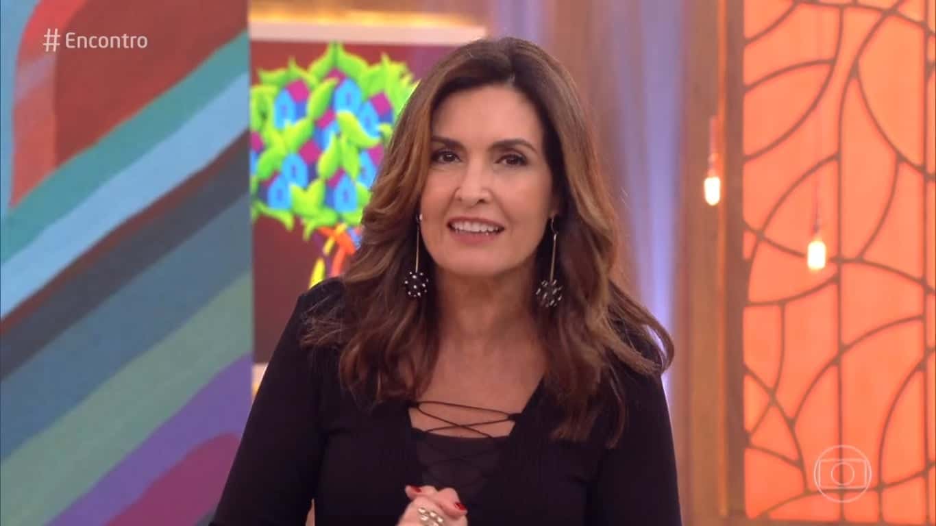 Fátima Bernardes no Encontro (Foto: Reprodução)