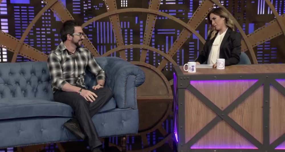 Pe. Fábio de Melo foi o convidado do Lady Night (Foto: Reprodução)