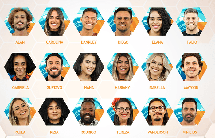 Os participantes do BBB19 (Foto: Divulgação/Globo)