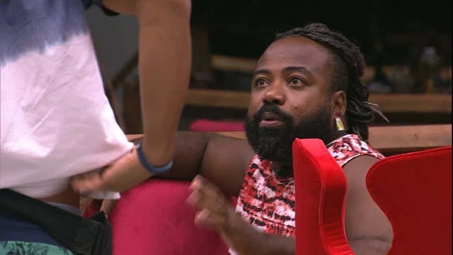Rodrigo falou sobre racismo com colegas no BBB19 (Foto: Reprodução)