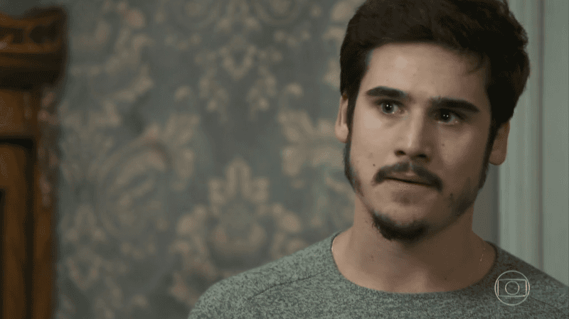 Nicolas Prattes em O Tempo Não Para (Foto: Reprodução/Globo)