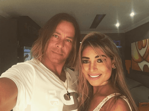 Theo Becker e a atual esposa (Foto: Divulgação)