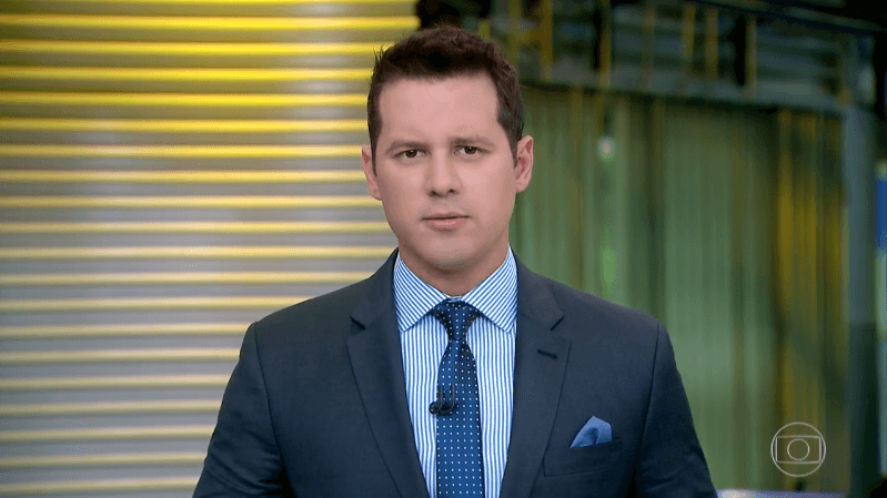 O apresentador Dony de Nuccio no Jornal Hoje (Foto: Reprodução/Globo)