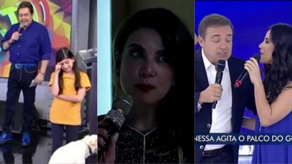 Fausto Silva, Luciana Gimenez e Gugu Liberato, apresentadores lidam com problemas