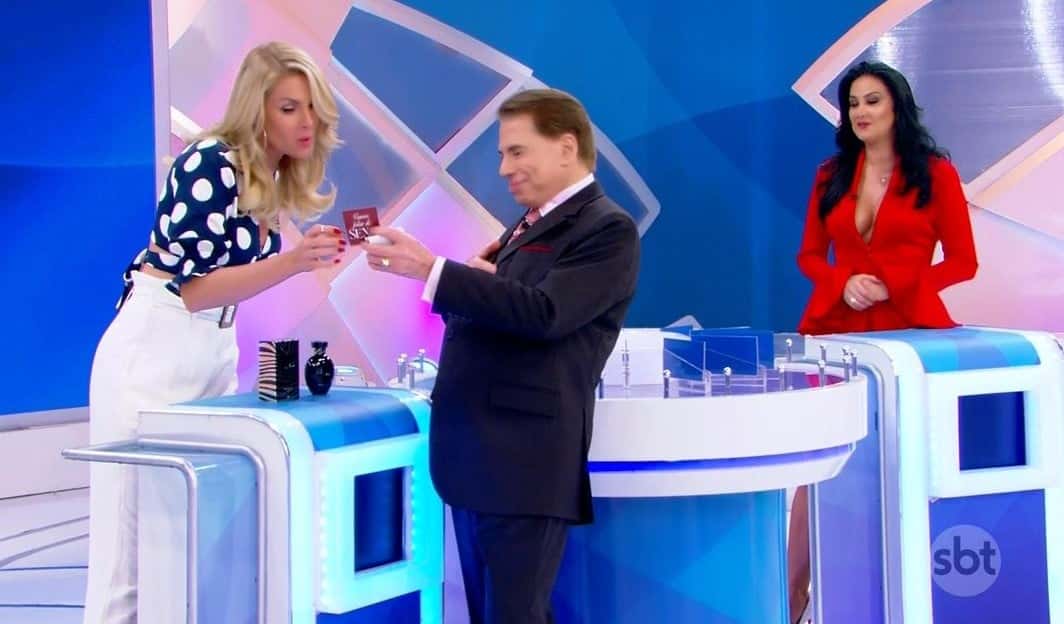 Ana Hickmann e Silvio Santos (Foto: Reprodução)