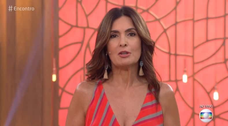 Apresentadora da Globo, Fátima Bernardes no Encontro (Foto: Reprodução/Globo)
